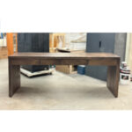 Waterfall Desk | Solid Wood Modern Desk 02-03