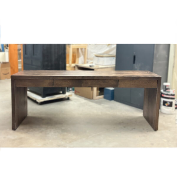Waterfall Desk | Solid Wood Modern Desk 02-03