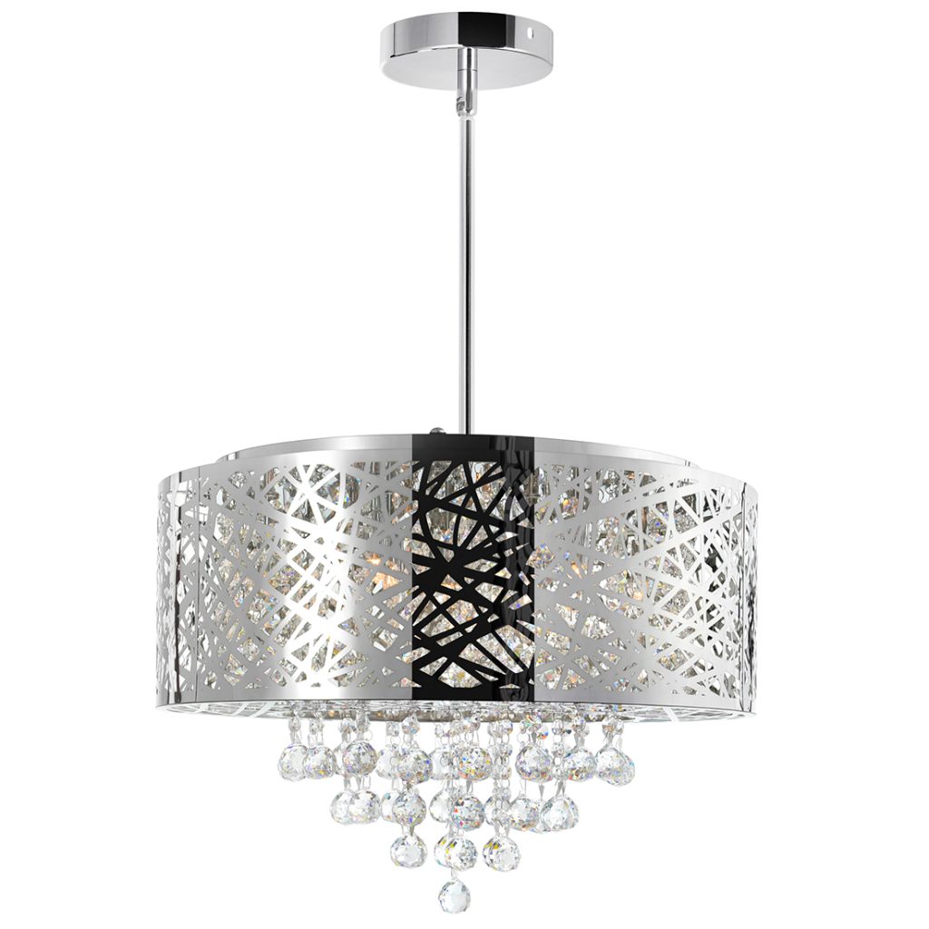 Celestia Modern Chrystal Chandelier | Chrome &Amp; Crystal Elegance 01-01