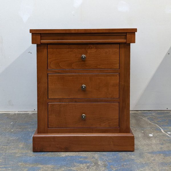 Madrid Solid Wood Nightstand | Handcrafted Bedroom Bedside Table 01-01