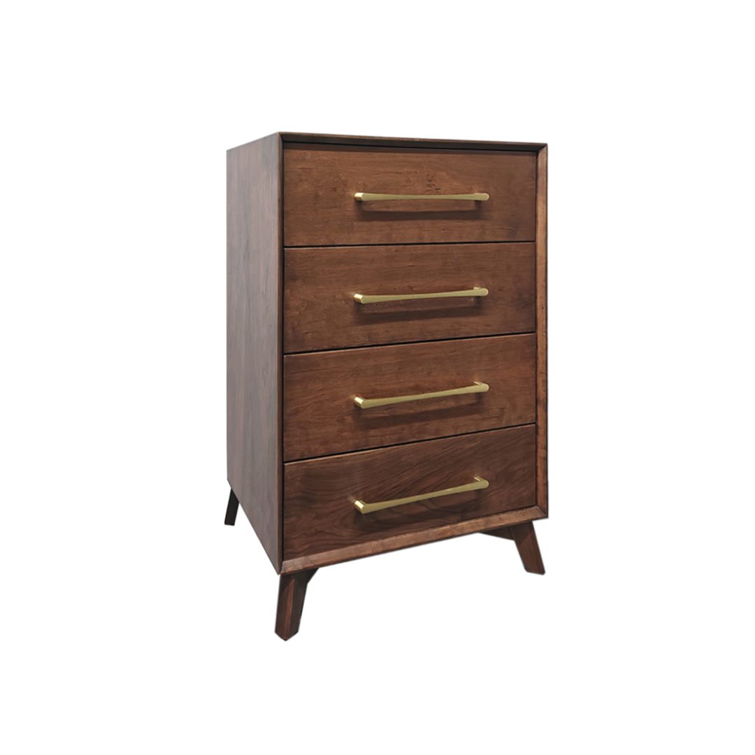 Modera Mid-Century Modern Chest| Elegant Solid Wood Hiboy 01-01