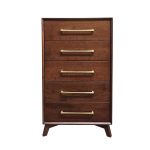 Modera Mid-Century Modern Chest| Elegant Solid Wood Hiboy 01-03