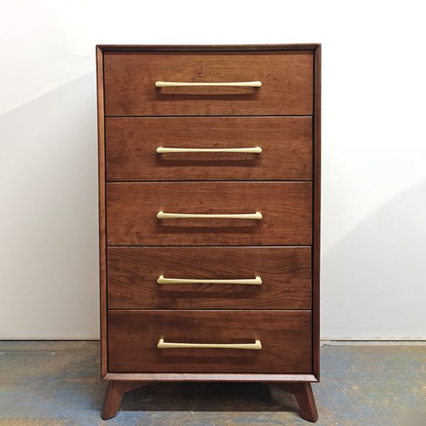 Modera Mid-Century Modern Chest| Elegant Solid Wood Hiboy 02-02