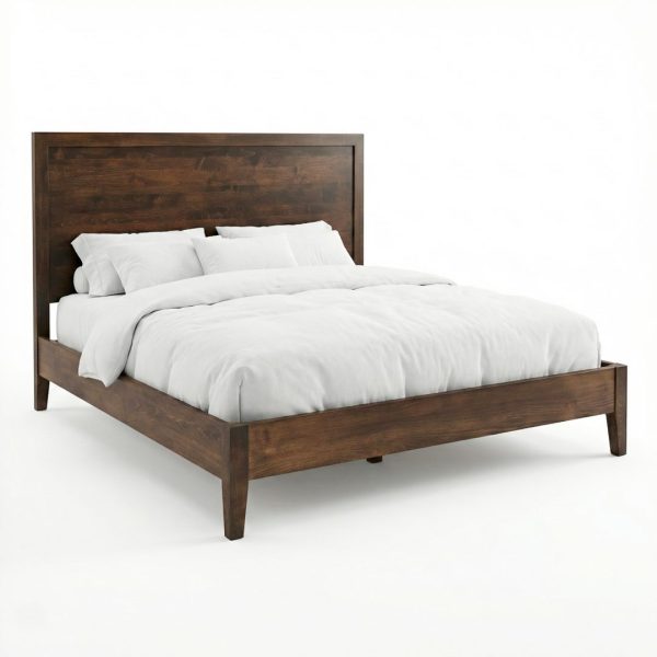 Modera Mid-Century Modern Bed | Solid Wood Custom Bed 00-01