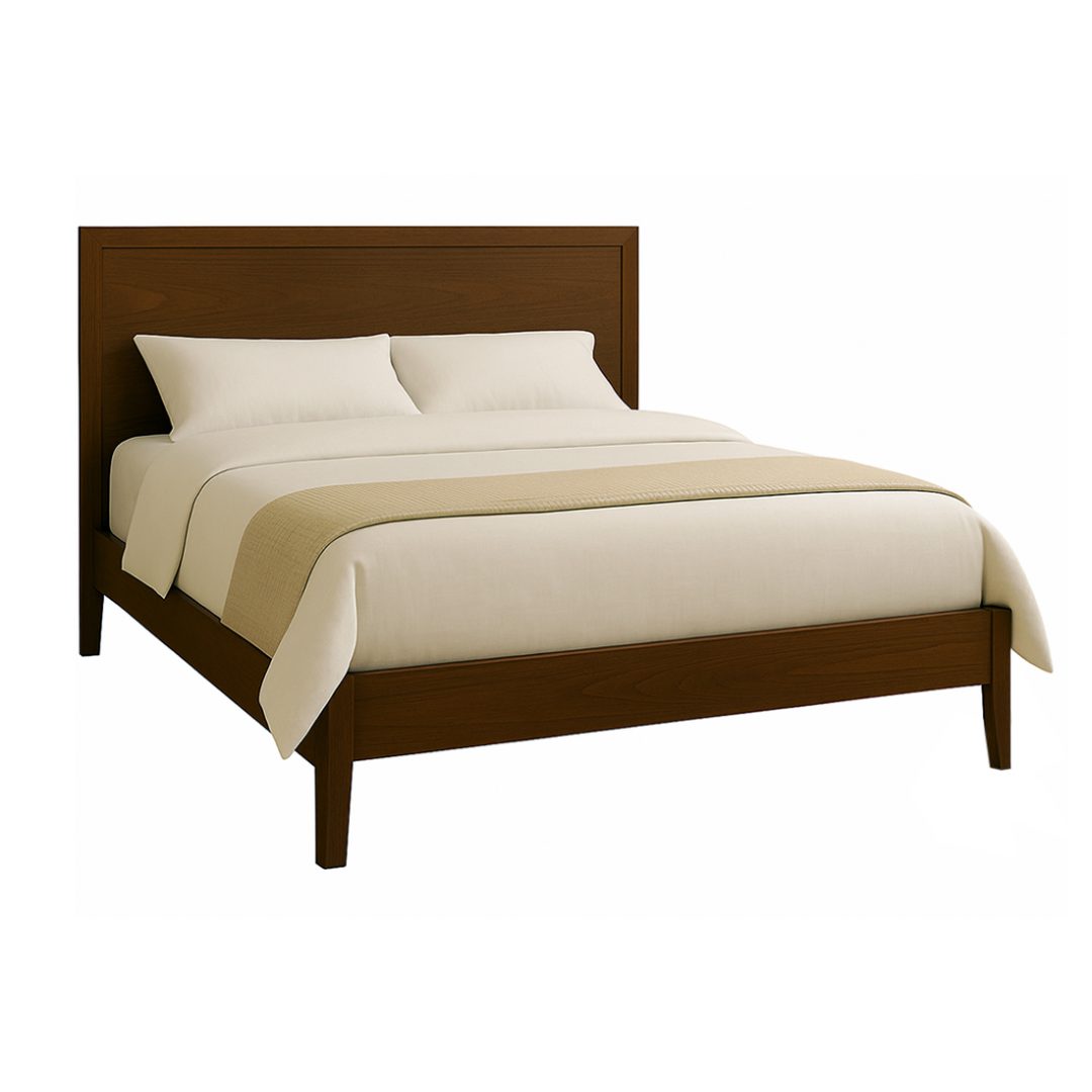 Modera Mid-Century Modern Bed - solid wood bed 00-01