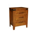 Union Station Rustic Nightstand | Solid Wood Nightstand 00-01