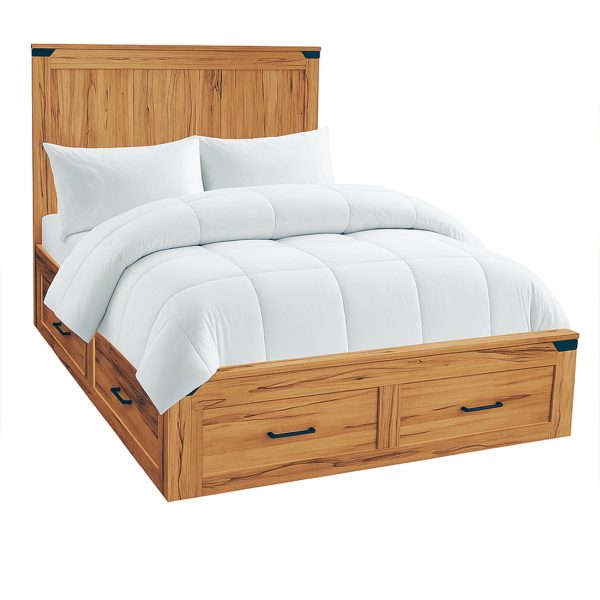 Union Station Condo Bed 00-01 Union Station Solid Wood Condo Bed | Custom Storage Bed 00-01