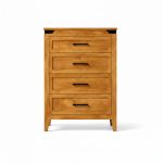 Union Station Rustic Chest – Solid Wood Vertical Drawer Chest 0-04