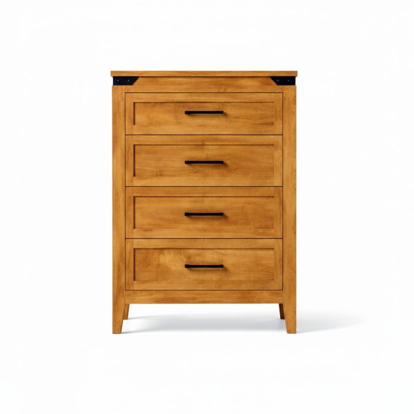 Union Station Rustic Chest – Solid Wood Vertical Drawer Chest 0-04