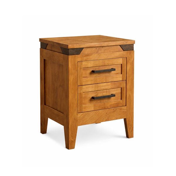 Union Station Rustic Nightstand | Solid Wood Nightstand 0-03