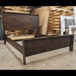 Live Edge Solid Wood Bed | Handcrafted Canadian Bed 03-01