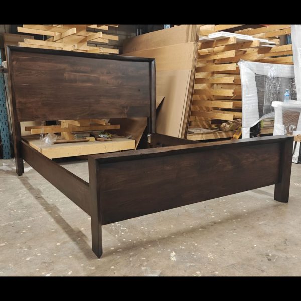 Live Edge Solid Wood Bed | Handcrafted Canadian Bed 03-01