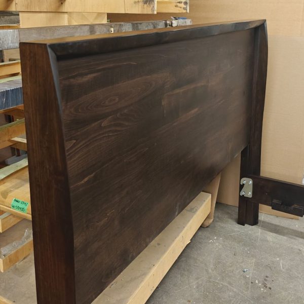 Live Edge Solid Wood Bed | Handcrafted Canadian Bed 03-02