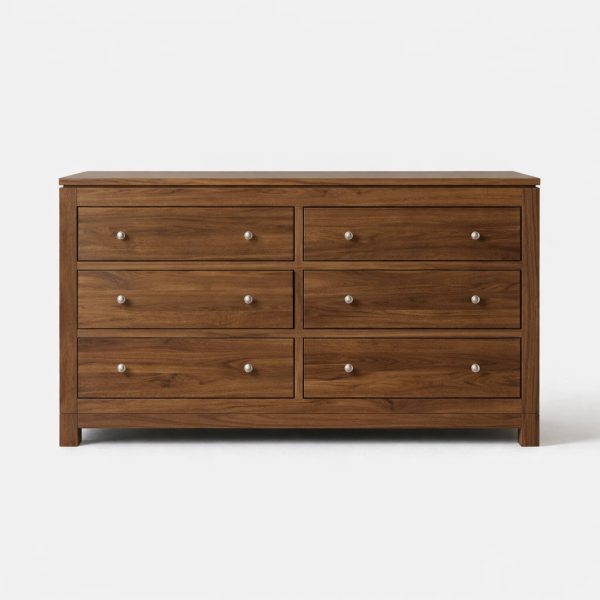 Newport Solid Wood Custom Modern Dresser | Handmade Wood Dresser 0-02
