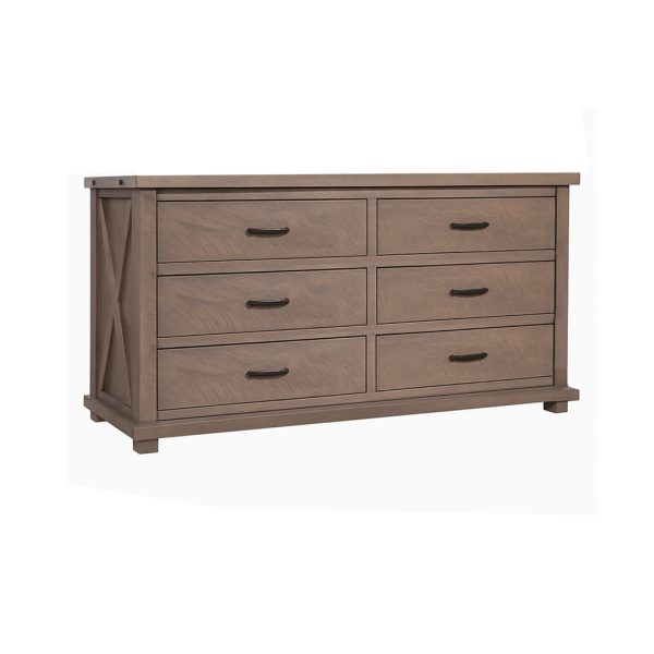 Truss Rustic Farmhouse Dresser | Custom Solid Wood Dresser 00-03