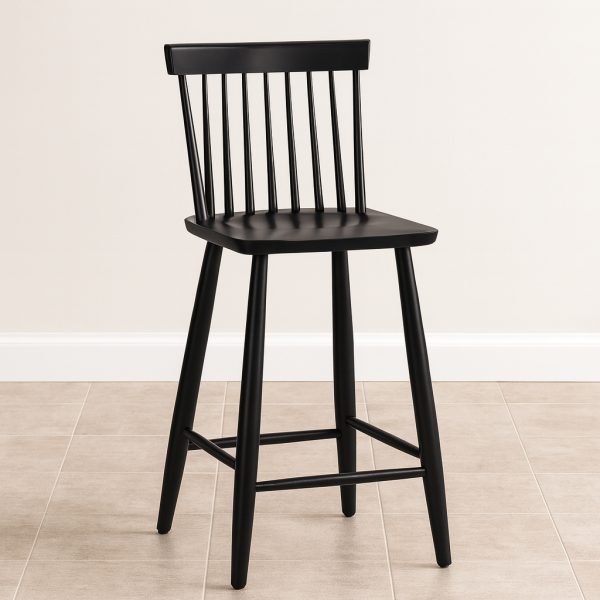 Shaker Modern Solid Wood Counter Stool | Handcrafted Custom Modern Stool 01-01