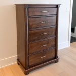 Custom Solid Wood 5 Drawer Highboy | Custom Modern Chest 01-01