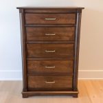 Custom Solid Wood 5 Drawer Highboy | Custom Modern Chest 01-02
