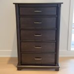 Custom Solid Wood 5 Drawer Highboy | Custom Modern Chest 02-02