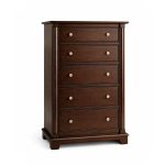 Custom Solid Wood 5 Drawer Highboy | Custom Modern Chest 00-01