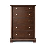 Custom Solid Wood 5 Drawer Highboy | Custom Modern Chest 00-02
