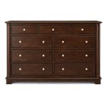 Tranquil Solid Wood 9 Drawer Dresser | Handmade Custom Dresser 0-01