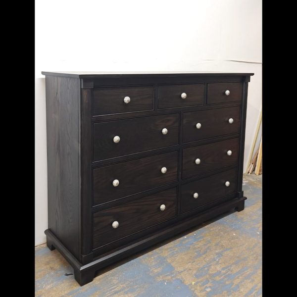 Tranquil Solid Wood 9 Drawer Dresser | Handmade Custom Dresser 01-02