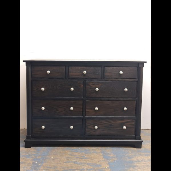 Tranquil Solid Wood 9 Drawer Dresser | Handmade Custom Dresser 01-03