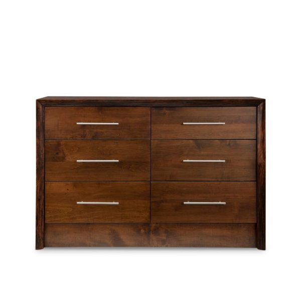 Solid Wood Live Edge Dresser |  Custom 6-Drawer Dresser 00-02