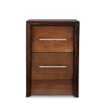 Solid Wood Live Edge Nightstand | Handmade Wood Bedside Table 00-01