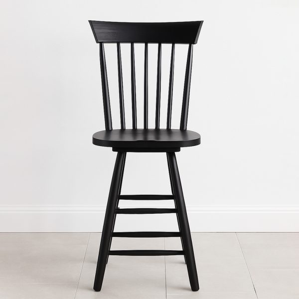 Shaker Side Solid Wood Stool | Solid Wood Swivel Stool 01-02