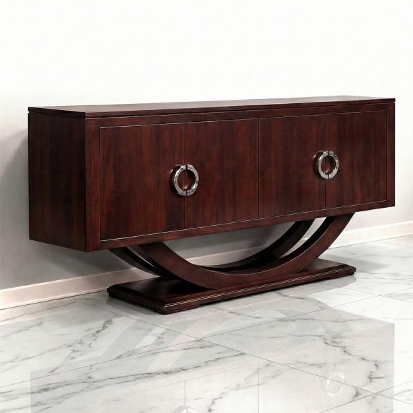 Metro Solid Wood Buffet | Custom Modern Sideboard 1-1