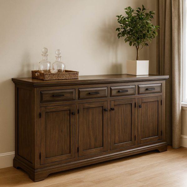 Chateau Solid Wood Sideboard | Handcrafted Classic Buffet Cabinet 03-00