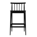 Livon Solid Wood Stool | Modern Low Back Stool 00-01