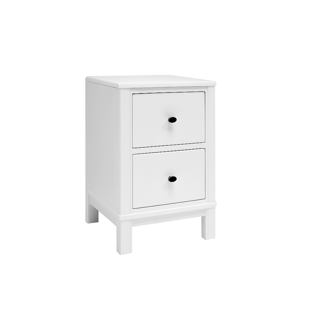 Urbana Solid Wood Nightstand | Custom Bedside Table 00-01