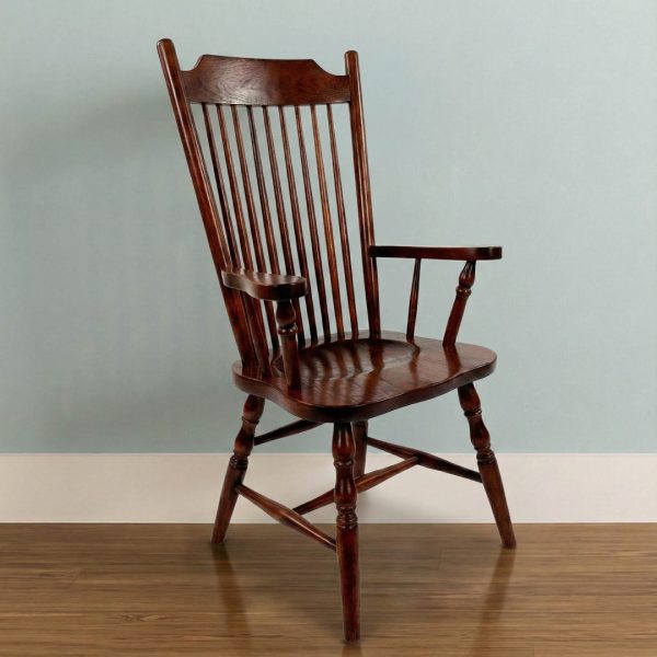 Fancy Farmhouse Solid Wood Arm Chair | Canadian Made Dining 00-01