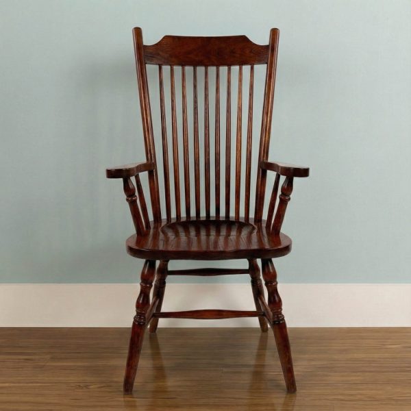 Fancy Farmhouse Solid Wood Arm Chair | Canadian Made Dining 00-02