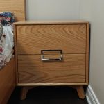 Hugo Solid Wood Mid-Century Nightstand 02-01