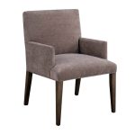 Linda Solid Wood Arm Chair | Upholstered Solid Wood Dining Chair 00-00