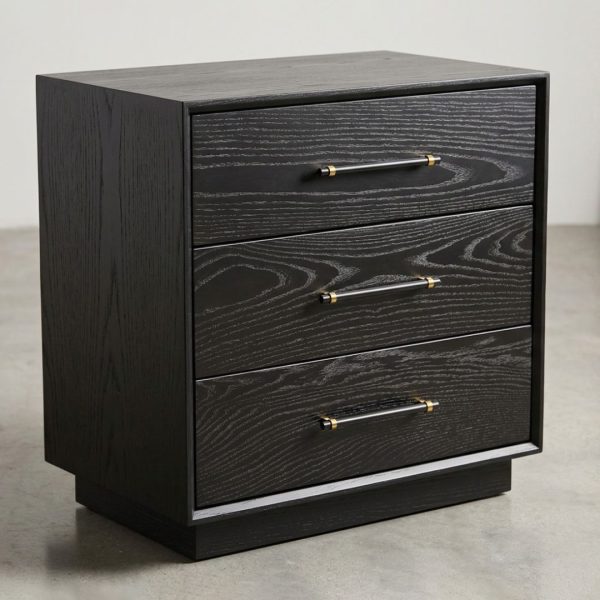 Modera Mid-Century Modern Nightstand | Solid Wood Nightstand 01-1
