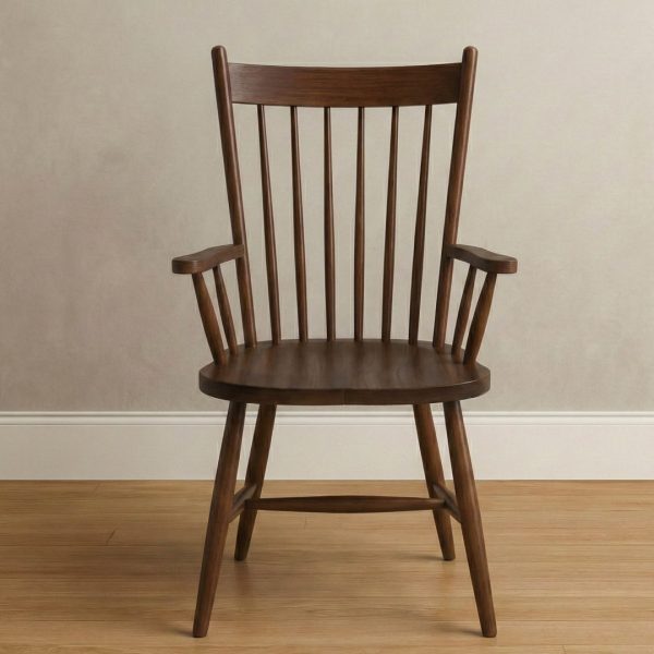 Rustic Farmhouse Solid Wood Arm Chair 00-02
