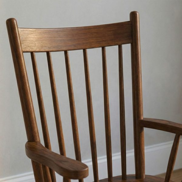 Rustic Farmhouse Solid Wood Arm Chair 00-03