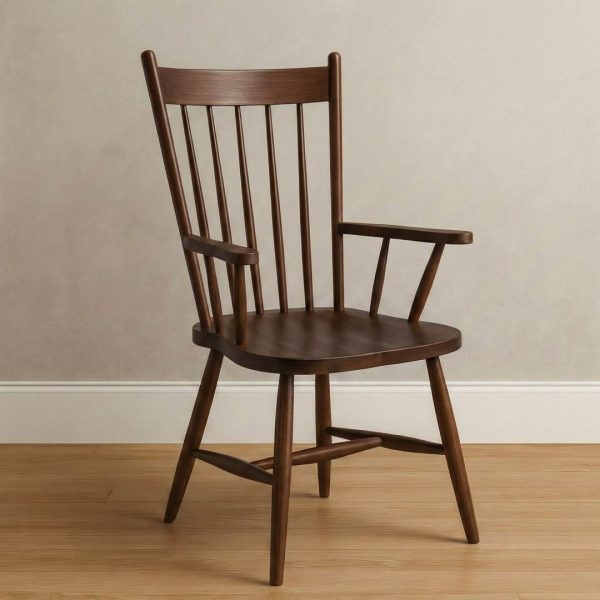 Rustic Farmhouse Solid Wood Arm Chair 00-01