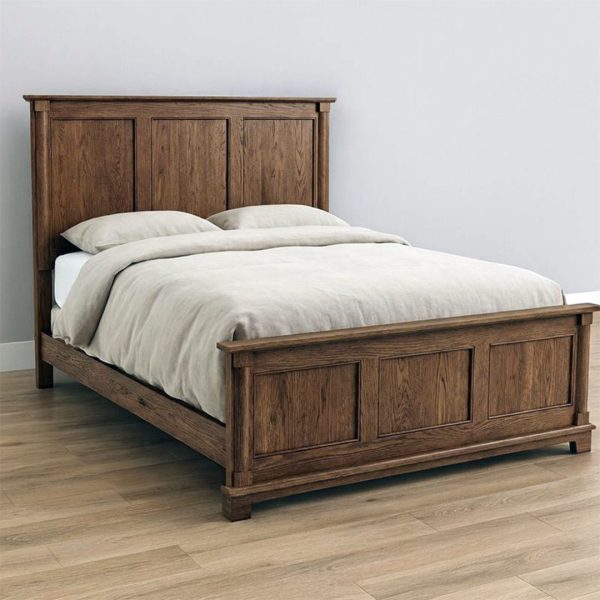 Tranquil Solid Wood Bed | Custom Handcrafted Bed 01-00