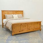 Tranquil Solid Wood Bed | Custom Handcrafted Bed 03-01