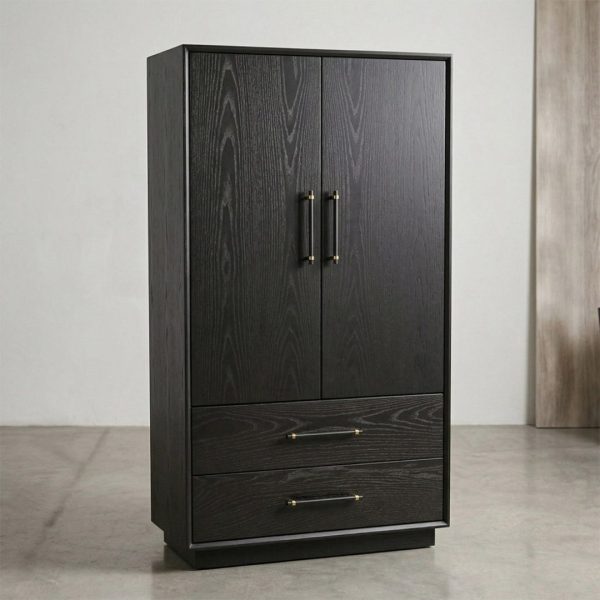 Modera Solid Wood Wardrobe | Modern Storage Cabinet 01-02