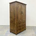 Adirondack Solid Wood Wardrobe | Handcrafted Custom Armoire 00-01
