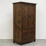 Adirondack Solid Wood Wardrobe | Handcrafted Custom Armoire 00-04