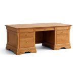 St. James Solid Wood Executive Desk | Handmade Office Desk 00-04