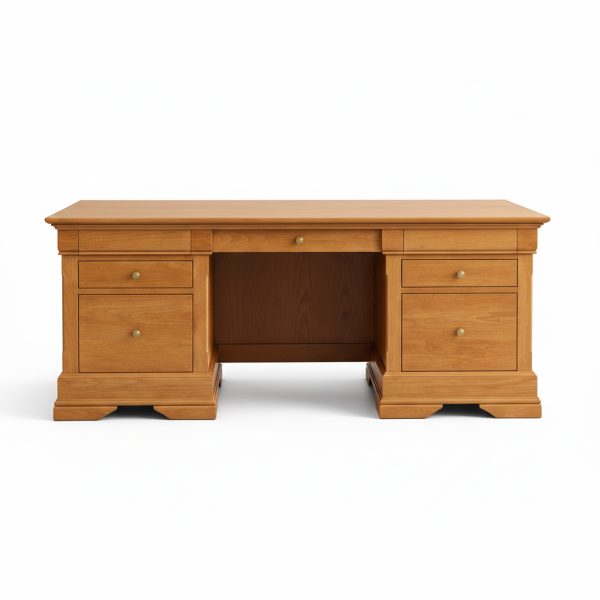 St. James Solid Wood Executive Desk | Handmade Office Desk 00-05